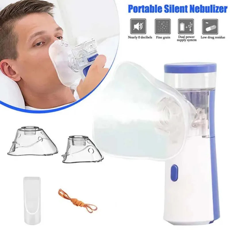 Portable Nebulizer for Asthma–Handheld Mesh Atomizer for Kids & Adults