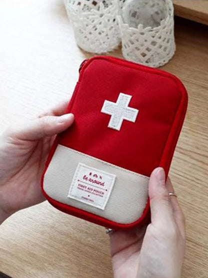 Mini Portable Medicine Bag–Travel First Aid Kit & Survival Storage Box