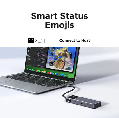 Uno 6-in-1 USB-C Hub – 4K 60Hz, 100W PD, 10Gbps Splitter