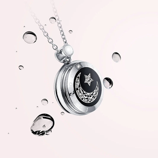 Couple Touch Necklaces – Natural Agate Long Distance Gift Set