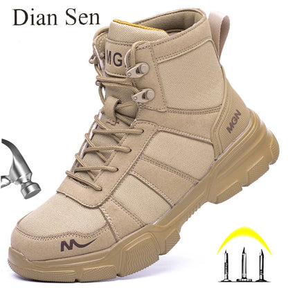 Indestructible Safety Work Boots – Steel Toe, Puncture-Proof