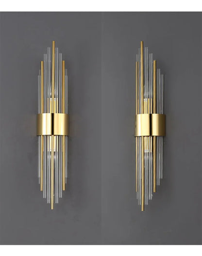 Luxury LED Wall Lamp - Modern Gold Wall Sconce for Living Room