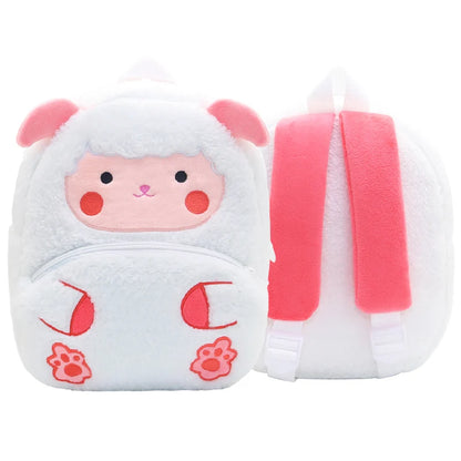 Cartmela Cute Animals Cartoon Plush Backpack - Kids Schoolbag