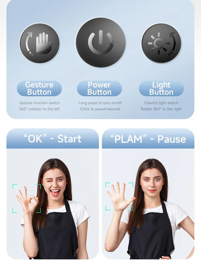 360° Auto Face Tracking Phone Holder with Smart Rotation