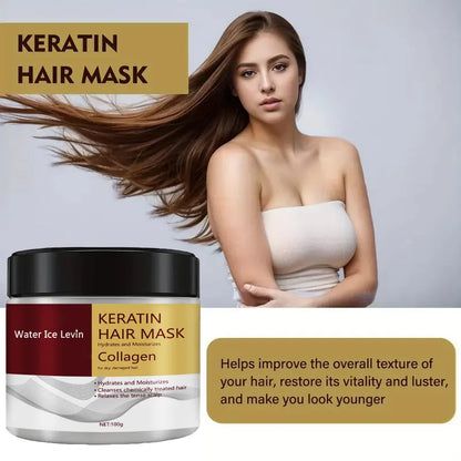 Collagen & Keratin Hair Mask – Repair, Moisturize, Control Frizz