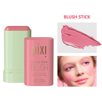 3-in-1 Blush Stick – Cream Blusher for Cheeks, Eyes & Lips