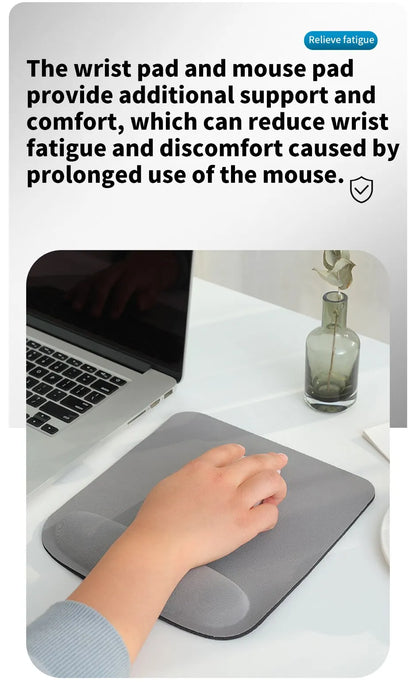 Colorful Large Wrist Mouse Pad – Thickened Non-Slip EVA Wrist Support