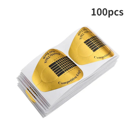 French Nail Form Tips – Acrylic UV Gel Extension Guide Stickers