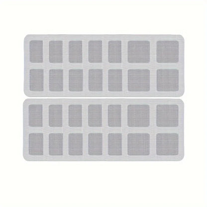 Disposable Shower Drain Hair Catchers – Mesh Stickers for Bathroom