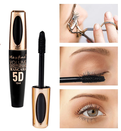 5D Silk Mascara – Long-Lasting Waterproof Volumizing Eye Makeup