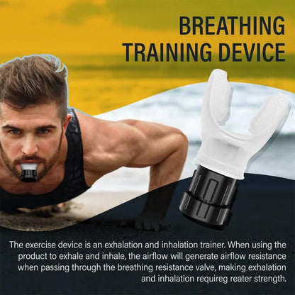 Adjustable Silicone Breathing Trainer – Fitness Lung Exerciser