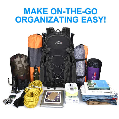 40L Sturdy Hiking Backpack Storage Bag – Tactical Travel Gear
