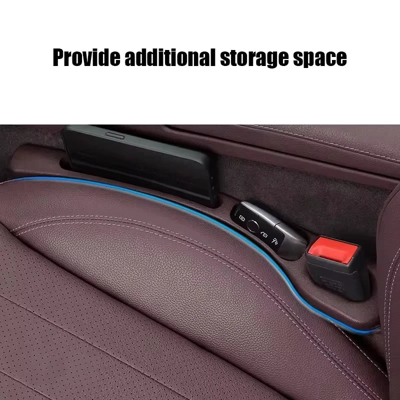 Car Seat Gap Filler Organizer – Waterproof Storage Plug with 2 Grooves