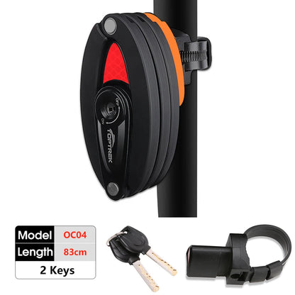 Foldable Bicycle Lock – High Security Anti-Theft Bike Accessory