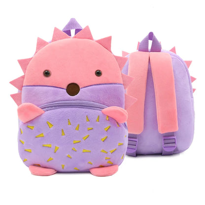 Cartmela Cute Animals Cartoon Plush Backpack - Kids Schoolbag
