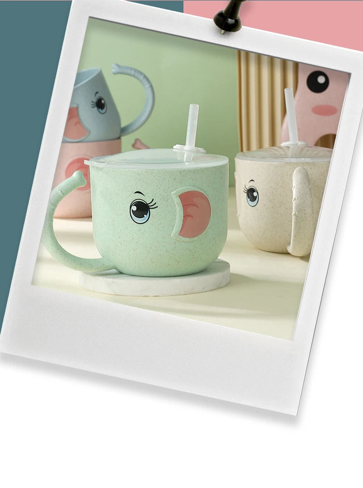 Cartmela Cartoon Elephant Baby Training Cup