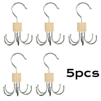 360° Rotating Storage Hanger Hook for Bras, Scarves, Ties & Accessories