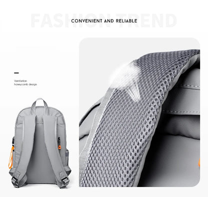 Lightweight Urban Men’s Backpack – Waterproof USB Laptop Bag
