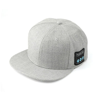 Bluetooth Music Hat with Wireless Headphones & Mic