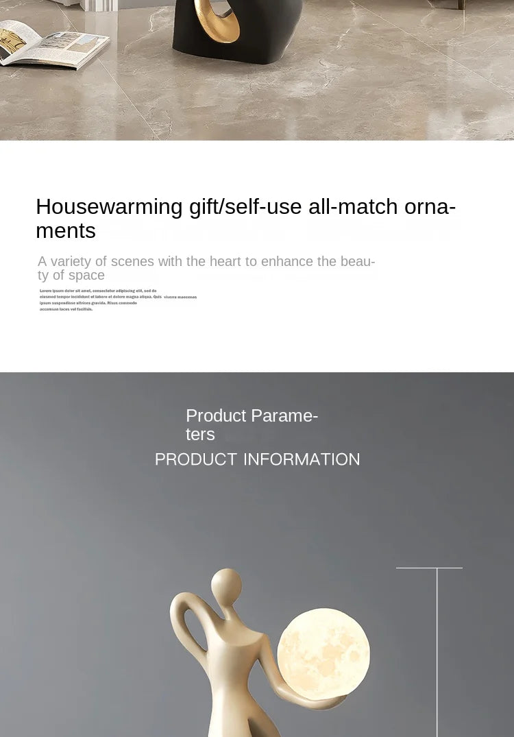 Floor Decor & Sculptures for Living Room & Housewarming Gifts