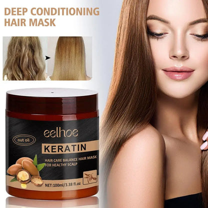 Keratin Hair Repair Mask – Deep Treatment for Damaged Hair & Scalp