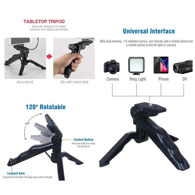 Cartmela Smartphone Vlogging Kit – Tripod, Microphone & Fill Light