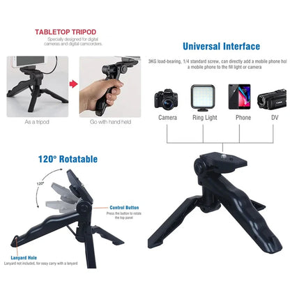 Cartmela Smartphone Vlogging Kit – Tripod, Microphone & Fill Light