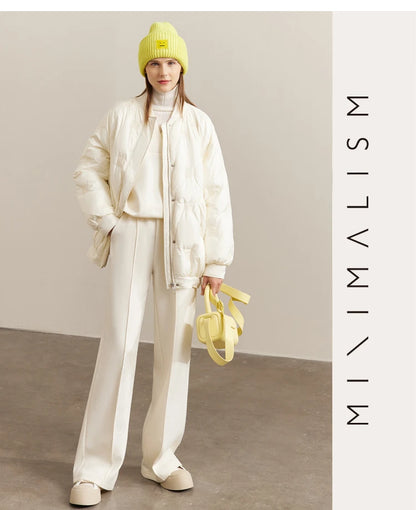 Women’s Loose Sweatshirt & Straight Leg Pants – Spring Casual Set