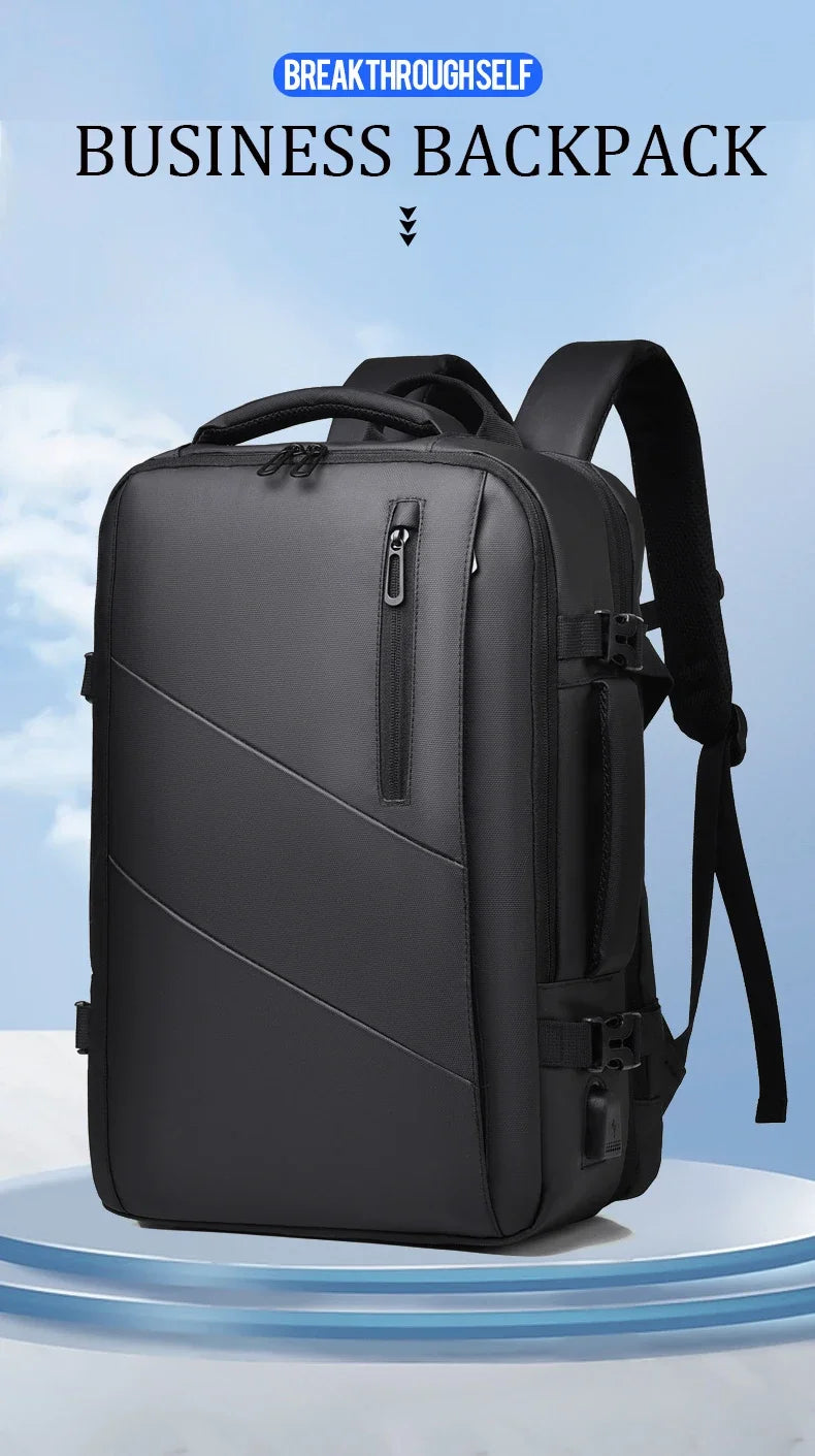 Cartmela 18-inch Men’s Business Laptop Backpack