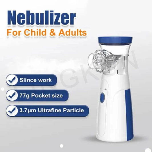 Portable Nebulizer for Asthma–Handheld Mesh Atomizer for Kids & Adults