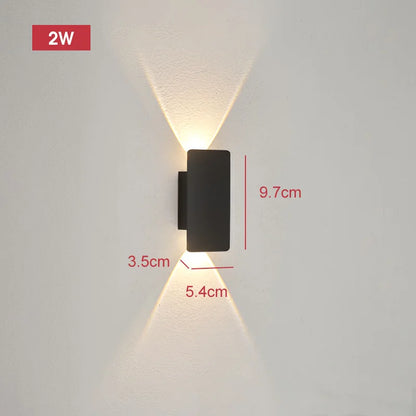 Modern LED Outdoor Wall Lamp – Waterproof IP65 Up Down Light
