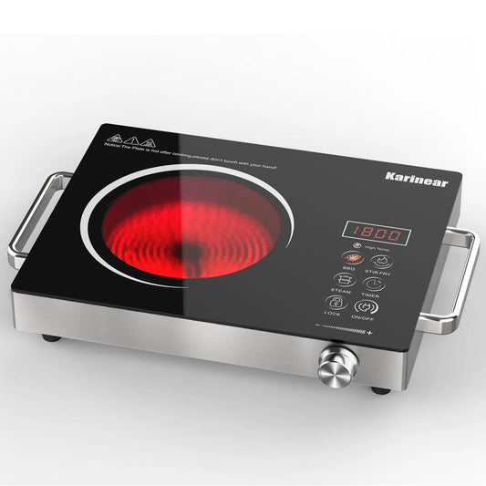 Karinear 1 Zone Ceramic Hob - Portable