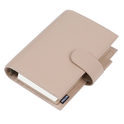 Personal Size Planner – 30mm Rings, Genuine Pebbled Grain Leather
