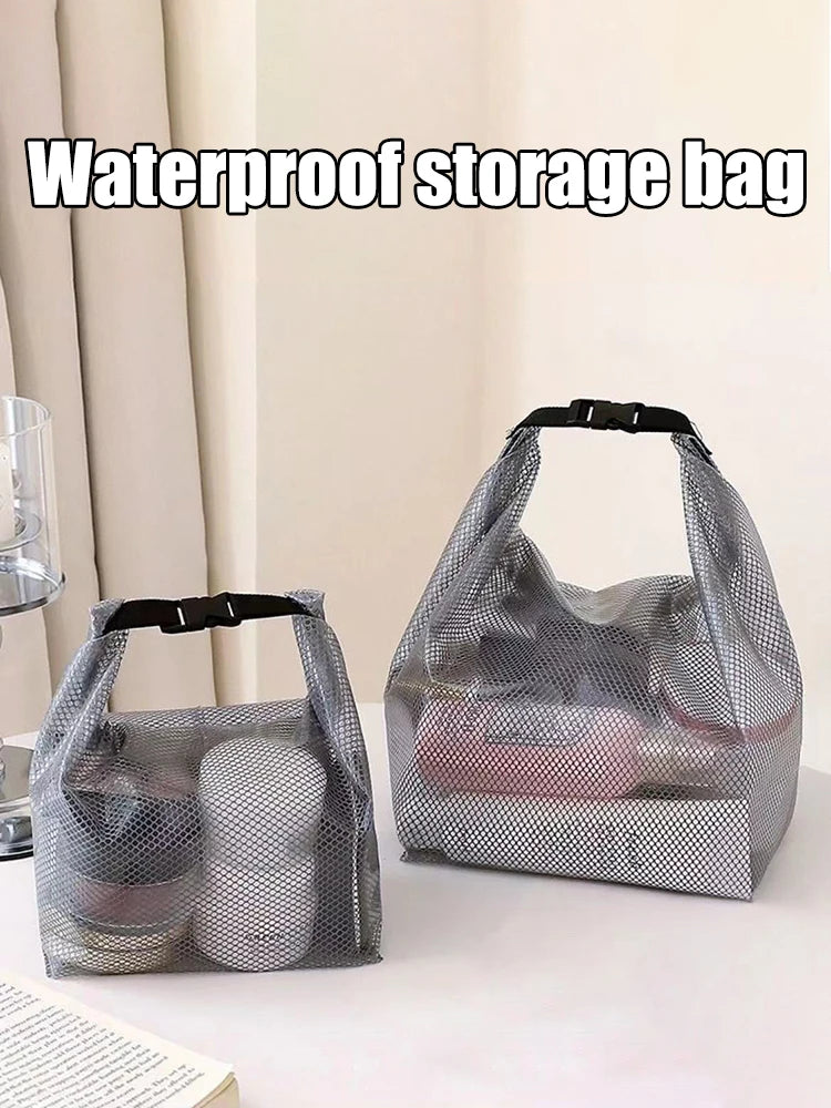 Waterproof Drawstring Storage Bag – Large Toiletry & Gym Organizer