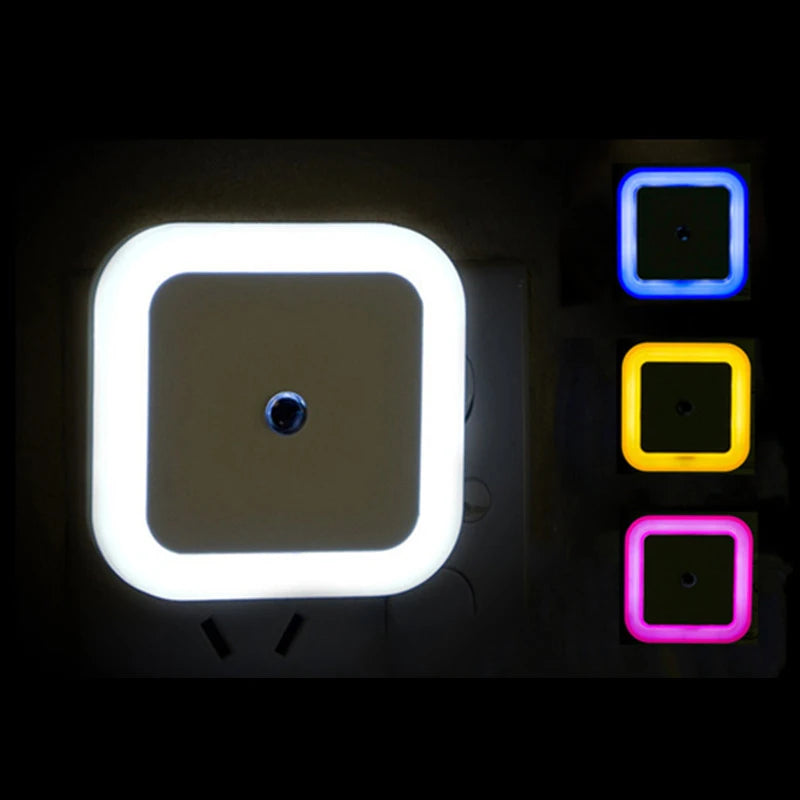 Wireless LED Night Light – Sensor Lighting Plug for Bedroom, Kids Room, Hallway & Decor
