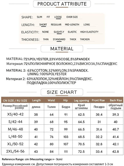 Women’s High Waist A-Line Mini Shorts Skirt – Autumn Office Fashion