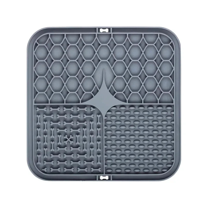 Silicone Dog Lick Mat for Bathing, Feeding & Training