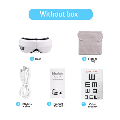 Cartmela Eye Massager with Air Pressure, Heat & Vibration