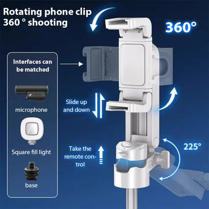 Foldable Selfie Stick Tripod with Wireless Remote – Universal Phone Stand