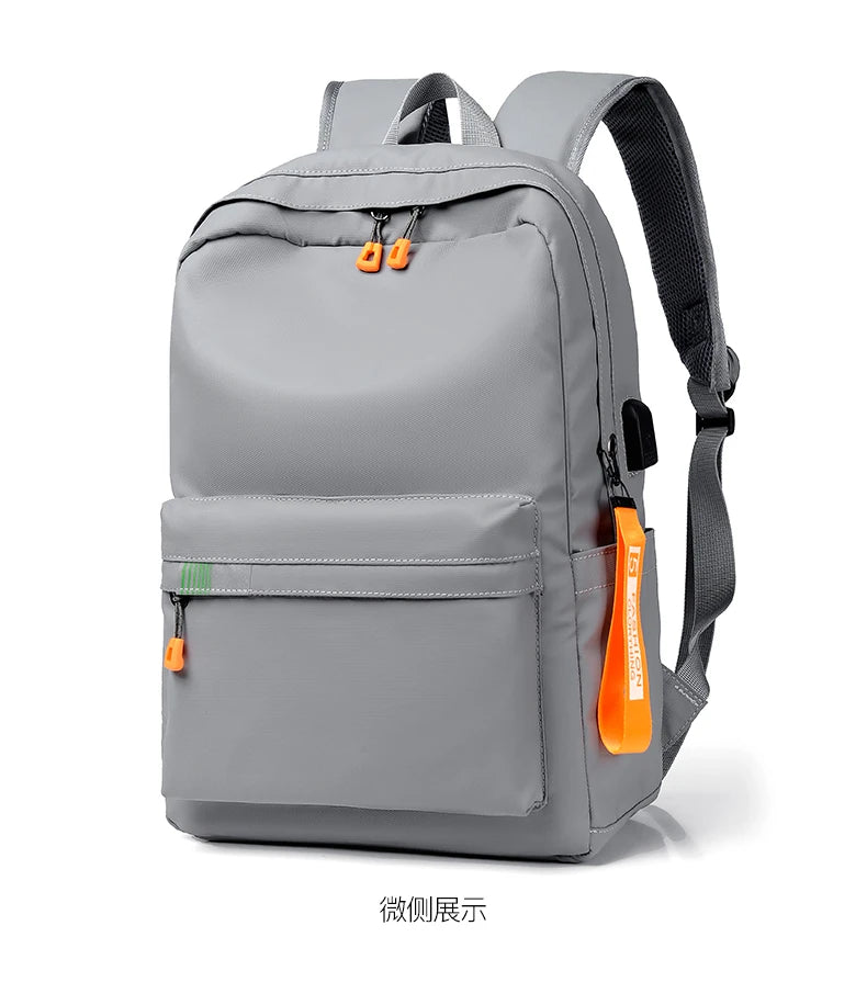 Lightweight Urban Men’s Backpack – Waterproof USB Laptop Bag