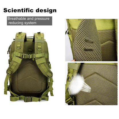 Tactical Backpack – Small Gym, Travel & Hiking Bag with Molle System