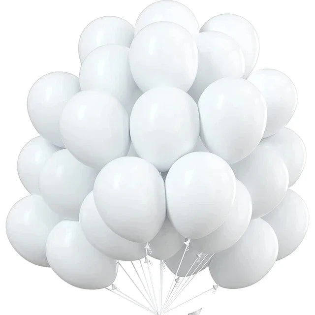 10–100pcs Pearl Latex Balloons – Party & Baby Shower Decor