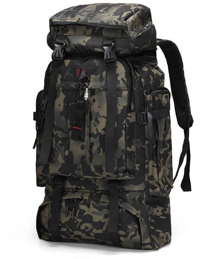 80L Large Capacity Waterproof Camouflage Outdoor Backpack