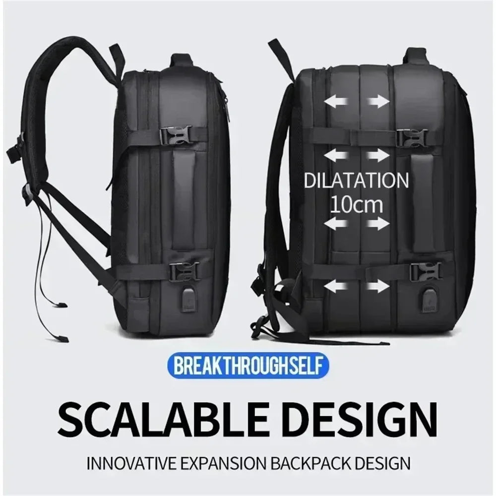 Cartmela 18-inch Men’s Business Laptop Backpack