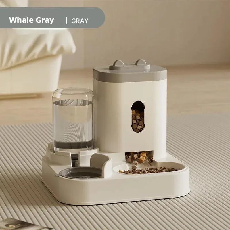 Automatic Pet Feeder & Water Dispenser – Food & Water Station