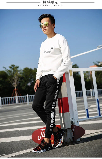 Men’s Breathable Sports Shoes Casual Walking Sneakers