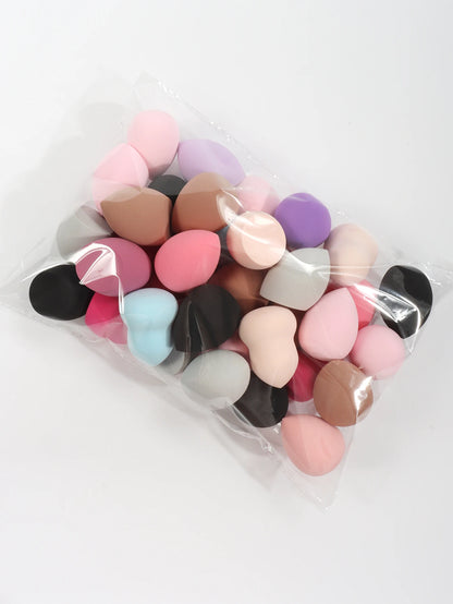 Medium Beauty Sponges – 6–60pcs Random Colors & Shapes for Makeup