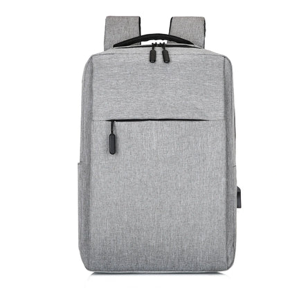 15.6" Waterproof Nylon Laptop Backpack with USB Charging Port
