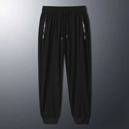 Cartmela Korean‑Style Ice Silk Jogger Pants