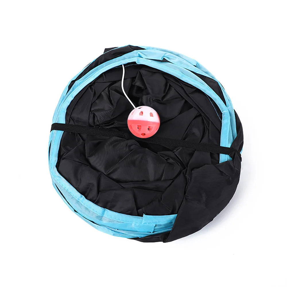 Cat S-Tunnel Foldable Toy – Indoor Fun for Curious Cats